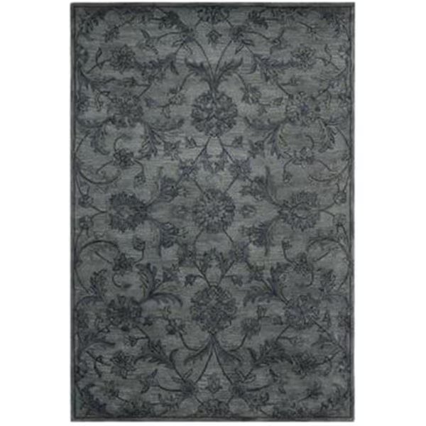 2 ft.-3 in. x 4 ft. Accent Traditional Antiquity- Grey and Multi Hand Tufted Rug, Safavieh, Mfr#: AT824B-24